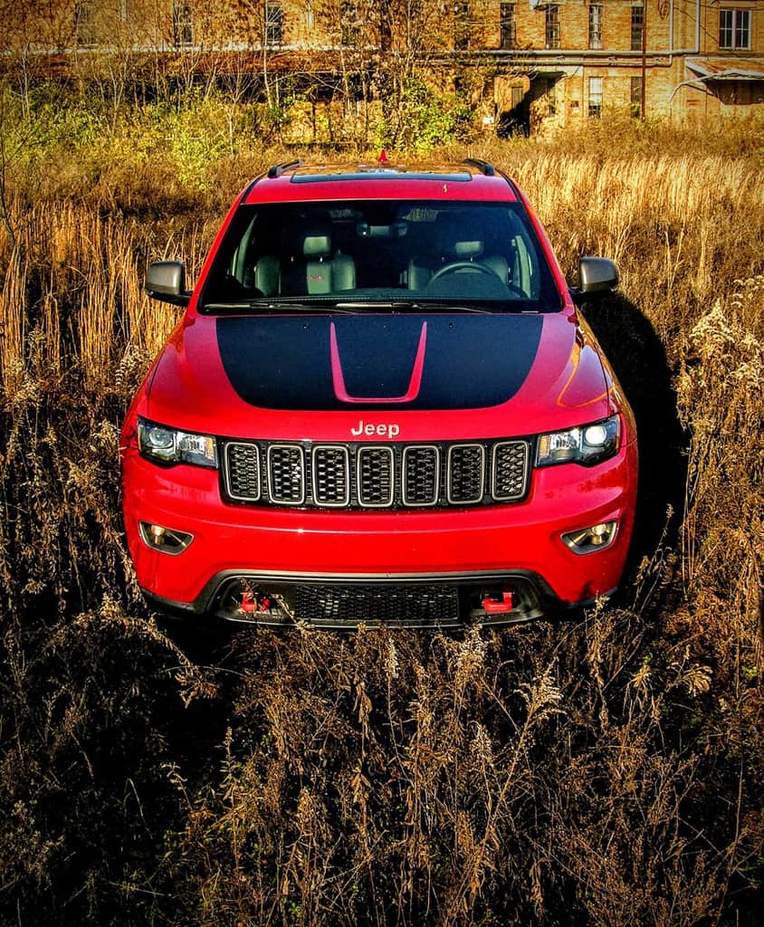 A 2017 Jeep Grand Cherokee Trailhawk slowly soaking up sun damage. Photo Credit: Micah Wright