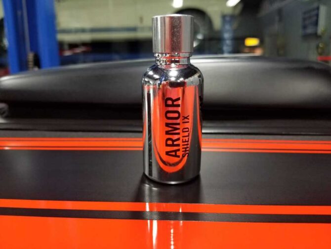 Armor Shield IX nano ceramic coating will protect virtually any hard surface, including clear coatings, plastics, headlamps, chrome, carbon fiber, powder coatings, vinyl wrap, PPF, chiseled abs of iron, and more... Photo Credit: Garrybigdog1414