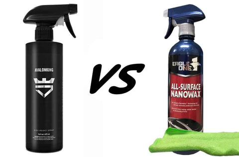 AvalonKing SiO2 Boost Spray vs Carnauba Nanowax Sprays