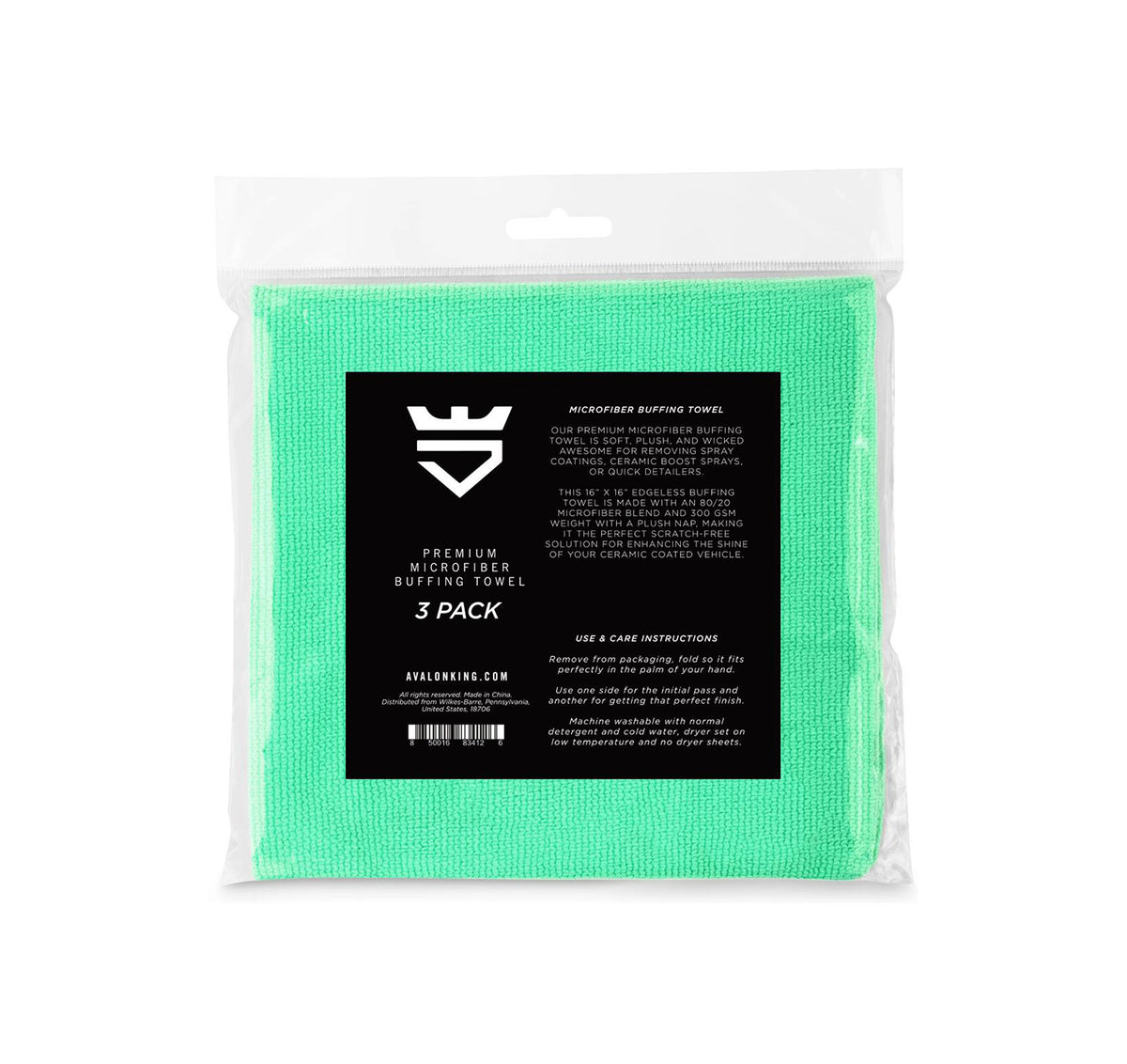 Microfiber Buffing Towels 3-pack