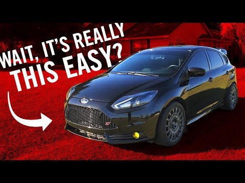 My IMPOSSIBLY CLEAN Focus ST Gets Ceramic Coated!