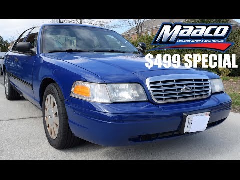Maaco $499 Car Paint Job Special: What to Expect and Detailed Footage