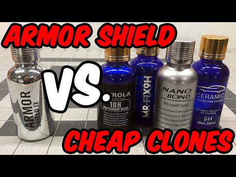 Armor Shield IX vs. Cheap Ceramic Coating Clones - Unboxing and Initial Comparisons