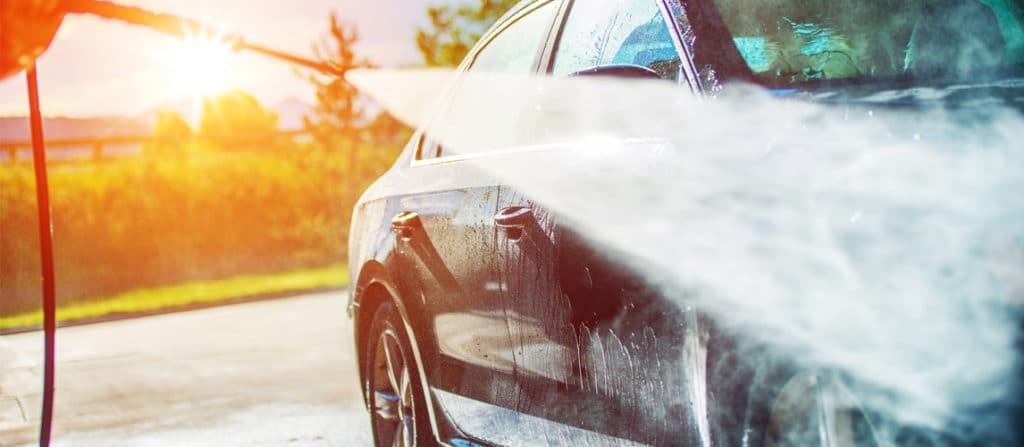 Contactless pressure wash as a pre-wash solution