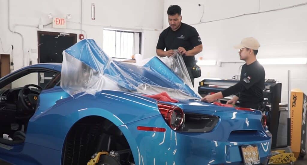 While a paint protection film (PPF) adds an impressive amount of protection to a vehicle's exterior, the product itself, and the professional services required to install it make PPF virtually unobtainable to the average car owner. Photo Credit Chicago Auto Pros/YouTube