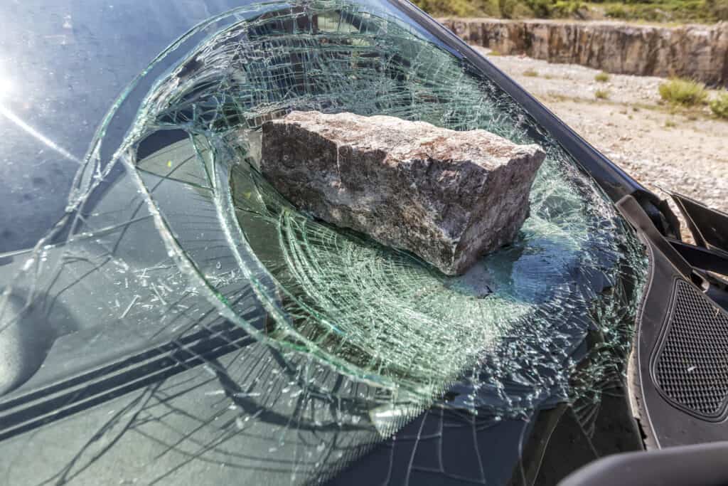 Nothing ruins a perfectly good day quite like getting a rock chip in your windshield. Or a boulder blasted through your glass...
