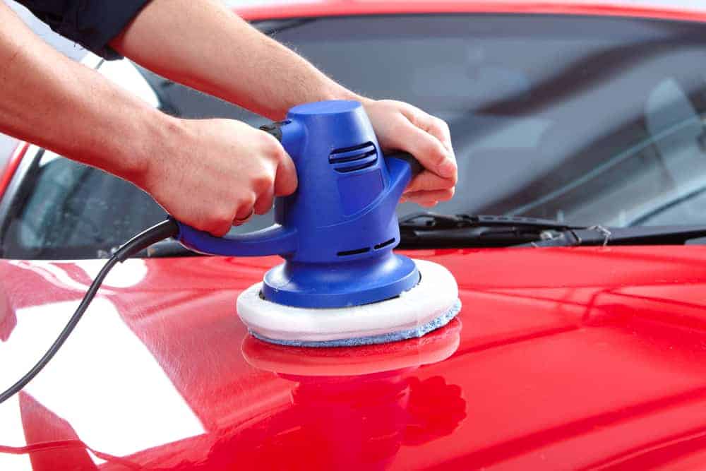 Machine application can be used as a method of applying automotive paint sealants