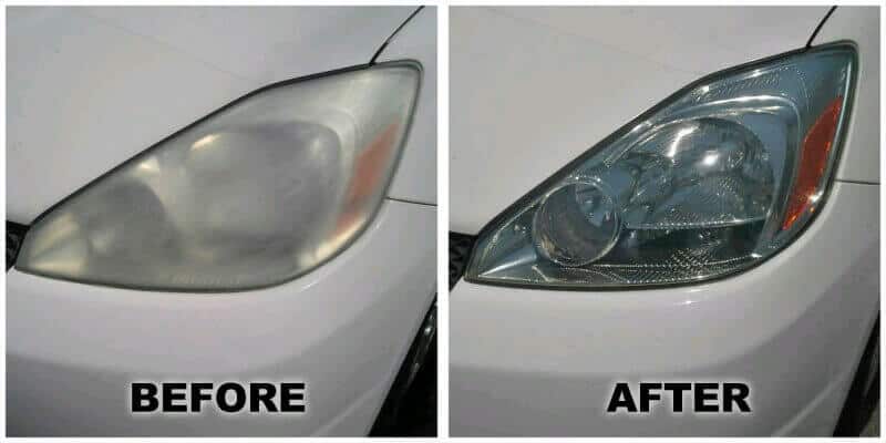 Oxidation causes headlights to fade and reduce visibility at night 