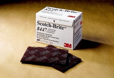 Scotch-Brite by 3M makes a series of scouring hand pads that are ideal for clear coat paint correction procedures. Photo Credit: 3M