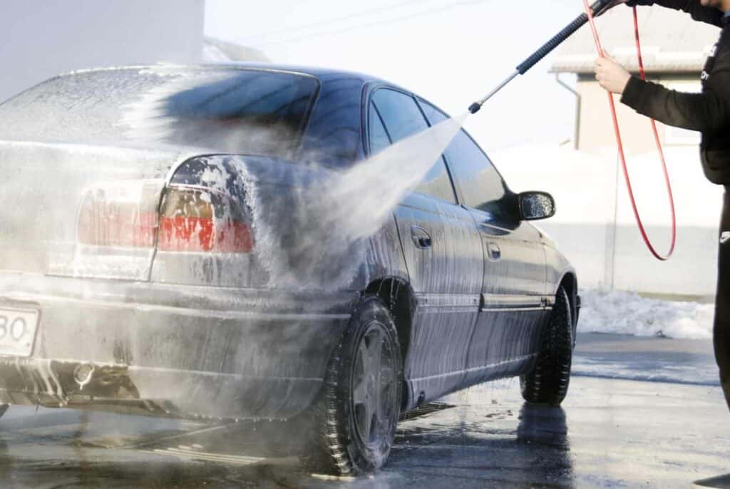 A do-it-yourself "spray bay" is but one of several commercial car wash options.