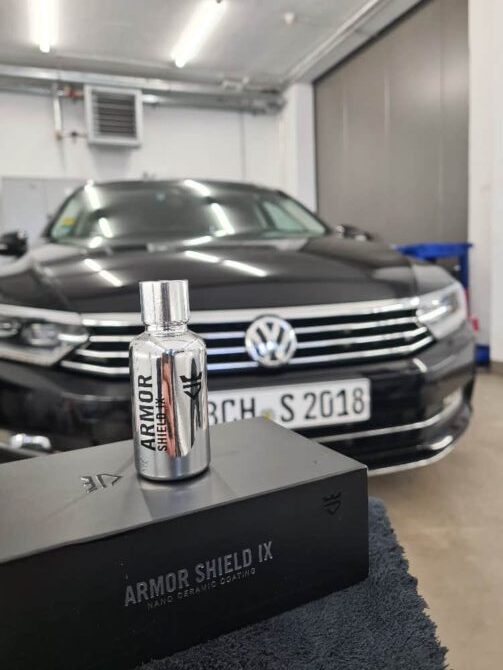 A nano ceramic coating, like Armor Shield IX, offers years of protection from the elements, foreign contaminants, and surface scratches like spider webbing and swirl marks.