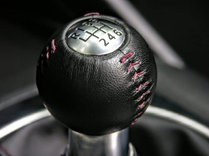 While there's nothing wrong with cleaning things like your car's shift knob, foot pedals, and steering wheel, conditioning them with oil-rich protectant products can make them slippery, and therefore, surprisingly dangerous. Photo Credit: Micah Wright